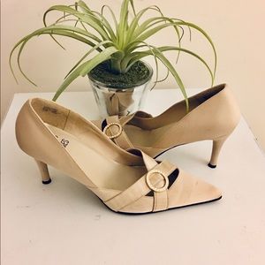 Elegant Beige 2” Heels